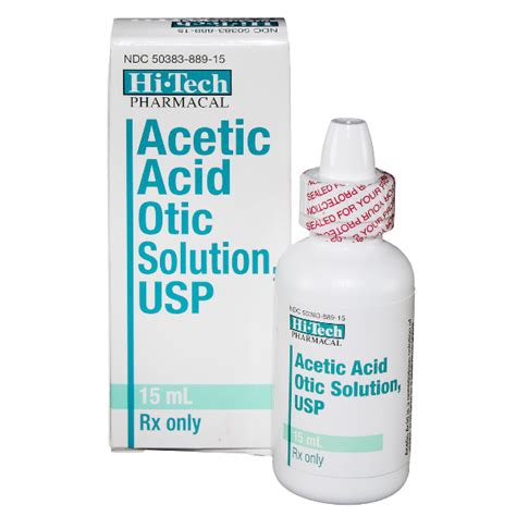 ACETIC ACID OTIC 2% - RX Products