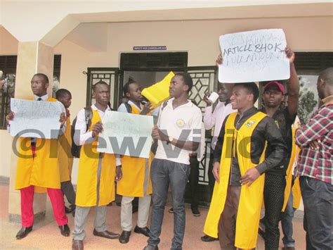 Kabale University students strike over allowances - New Vision Official