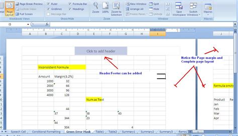 Hidden Secrets of MS Office: Excel: Page Layout View