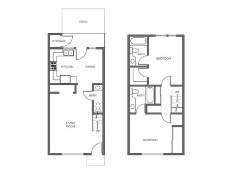 2 story apartment floor plans floor plans of our spacious rental ...