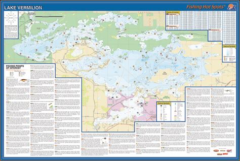 Lake Vermilion Fishing Map - map : Resume Examples #n49mdoe2Zz