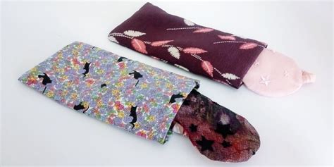 DIY Sleep Eye Mask Bags from Fabric Remnants | FAFAFOOM | DIY Fashion Projects, Tutorials, and ...