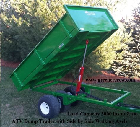 ATV Dump Trailer 4,000 lbs Load Capacity