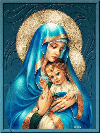 GIF Jesus Mother, Blessed Mother Mary, Blessed Virgin Mary, Mother And ...