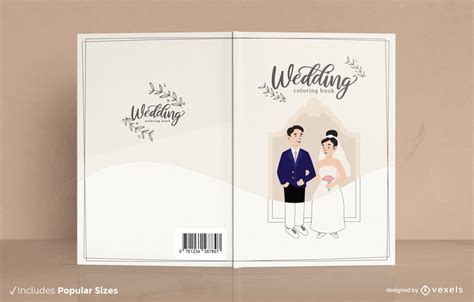 Wedding Groom And Bride Book Cover Design Vector Download