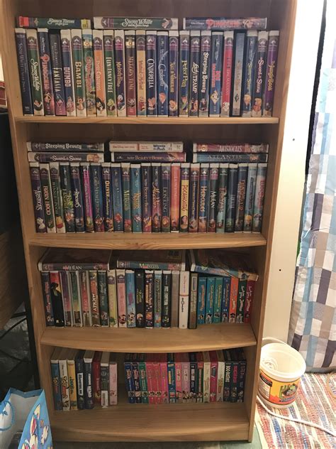 I finally have all my Disney vhs tapes together so I figured I would share my collection! : r/disney