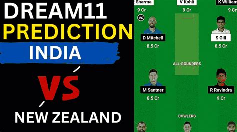 IND Vs NZ Dream11 Prediction World Cup 2023 – isdnnews