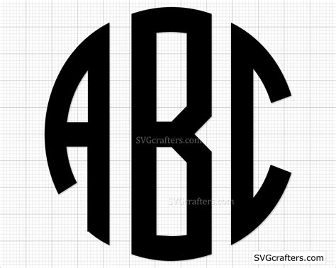 Monogram Font Svg Font Svg Monogram Fonts Svg Svg Font - Etsy