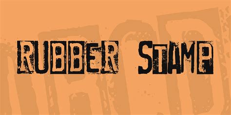 Rubber Stamp Font FREE Download & Similar Fonts | FontGet