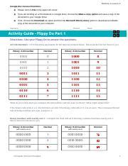 Understanding Binary Numbers: Flippy Do Part 1 and Binary | Course Hero