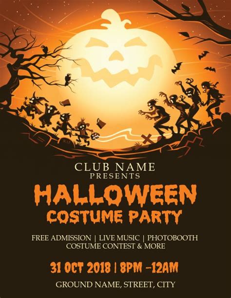 Halloween costume party | Contest poster, Halloween party costumes, Costume party