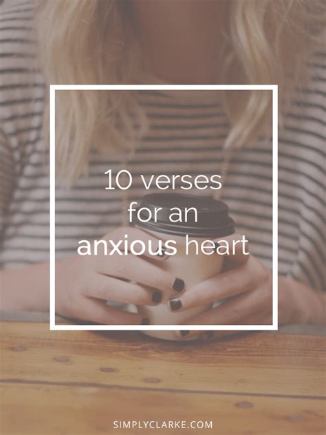10 Verses for an Anxious Heart - Simply Clarke