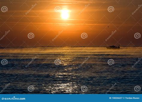 July Morning Sunrise stock image. Image of clouds, heat - 10026627