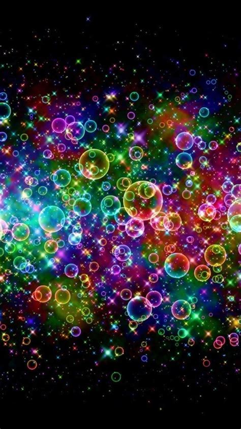 Rainbow Colored Soap Bubbles Android Wallpaper | Fondos de pantalla de ...