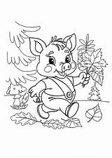 Autumn Leaves Are Spinning Coloring Page sketch template