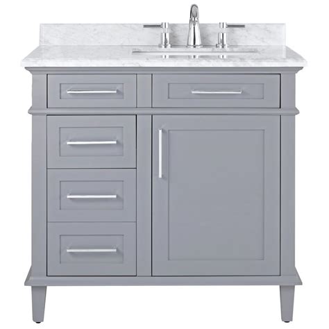 Home Decorators Collection Sonoma 36 in. W x 22 in. D Bath Vanity in ...