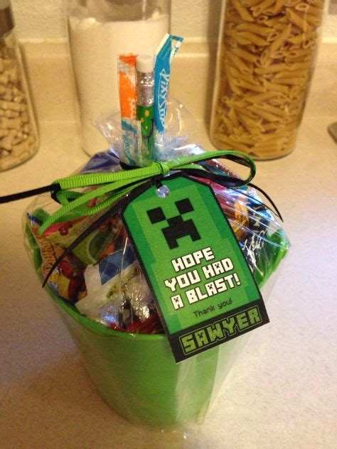 Minecraft goody bag / goodie bag / favor bag | Minecraft party favors