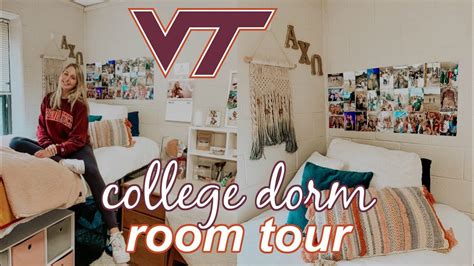 COLLEGE FRESHMAN DORM TOUR | Virginia Tech - YouTube