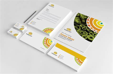 Business Card Letterhead Envelope Template - Parahyena.com