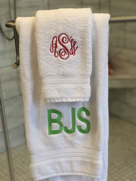 Monogrammed Towels