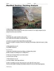 American Progress Painting Analysis Worksheet.docx - Name: Period: Date ...