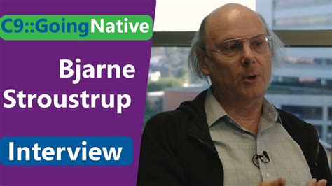 Bjarne Stroustrup Interview at CppCon 2018 - YouTube