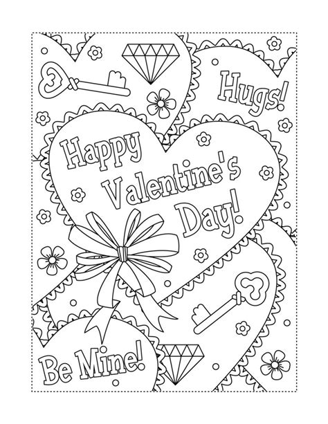 30 Valentine S Day Coloring Pages Free Printable For Kids Adults | parade