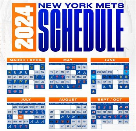 Mets 2024 Schedule Pdf - Map Of United States Of America