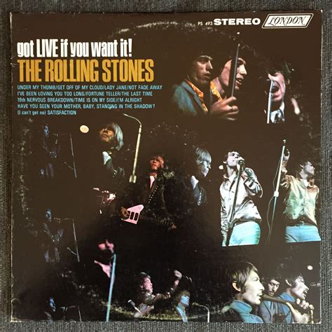 Rolling Stones - Got Live If You Want It! (Used LP) | Rolling stones albums, Rolling stones ...