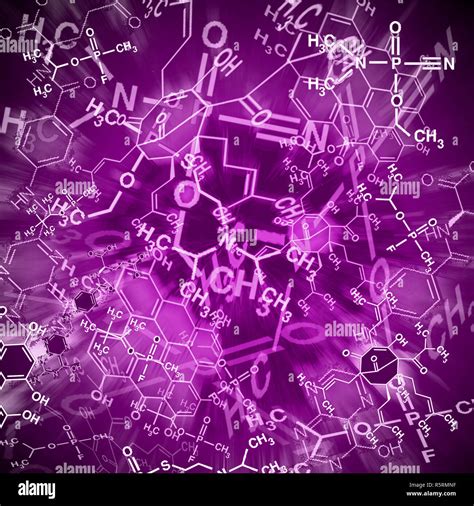 Image of chemical technology abstract background. Science wallpaper with school chemistry ...