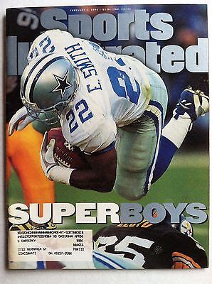 1996 DALLAS COWBOYS SUPER BOWL SUPER BOYS 2-5-96 Sports Illustrated ...