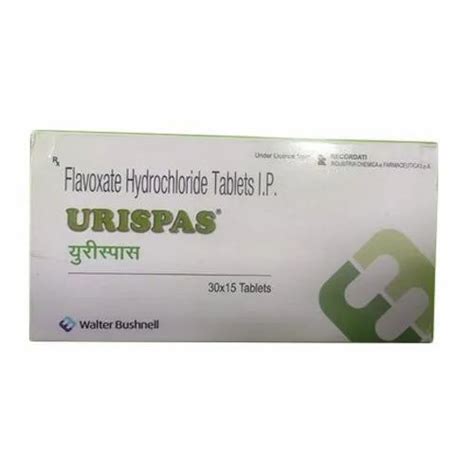 Walter Bushnell Flavoxate Hydrochloride Urispas Tablet, Packaging Size ...