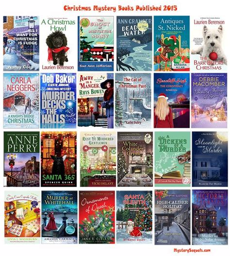 Christmas Mystery Books Published 2015 - Mystery Sequels