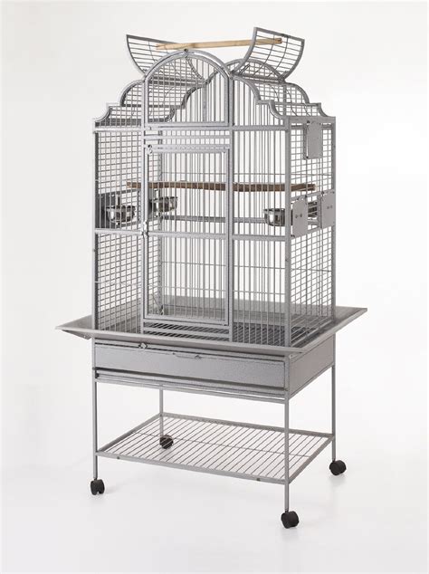 Bird Cage Parrot Macaw Cockatoo African Grey Q39-3223 White Vein | eBay