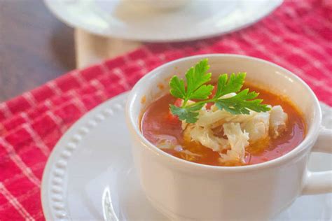 Roasted Red Pepper and Tomato Soup with Crab | Syrup and Biscuits