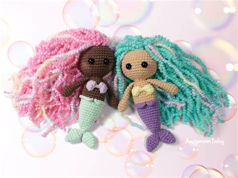 Free little mermaid crochet pattern - Amigurumi Today