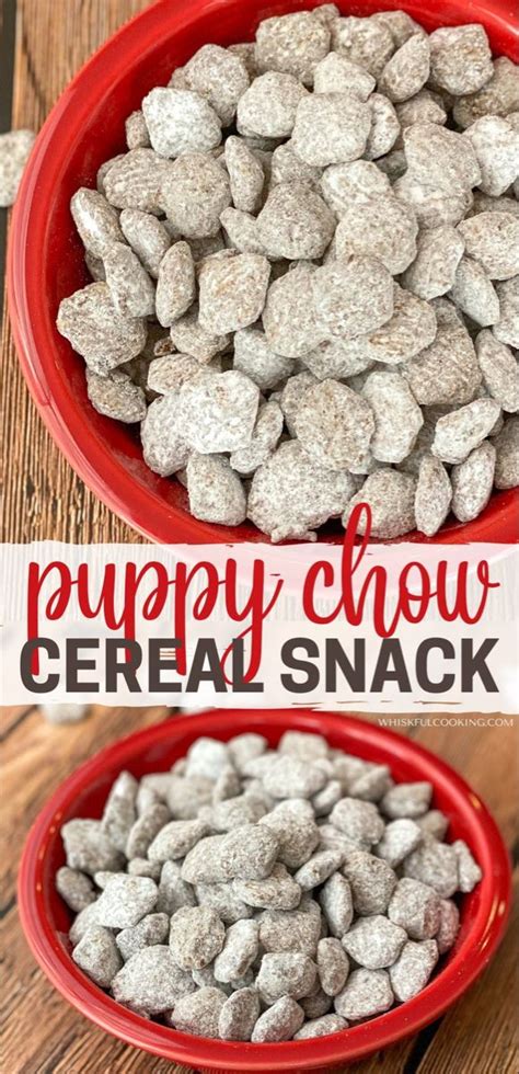 Puppy Chow Cereal Snack - Easy and Addictive Recipe