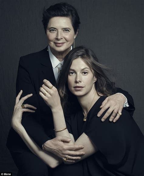 Isabella rossellini poses with her daughter elettra in new campaign ...