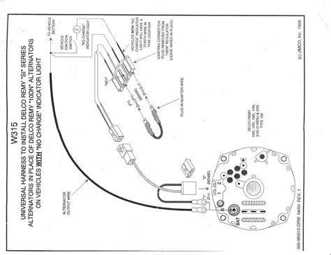 Delco Internal Regulator Alternator Wiring Diagram