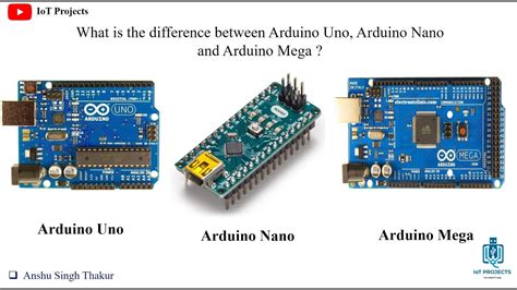 Arduino Uno Vs Nano Vs Mega Pinout And Technical Specifications ...