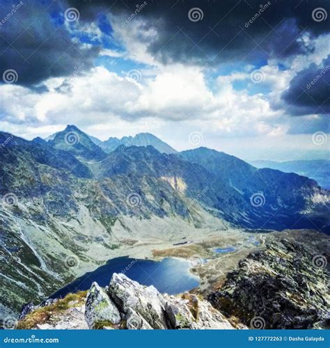 Summer. Hiking in Karpatian Mountains Stock Image - Image of summer, stit: 127772263