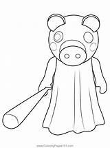 Piggy Coloring Page sketch template