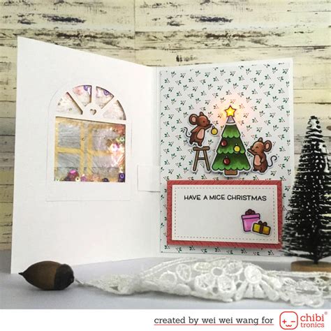 Light up Christmas card | Chibitronics