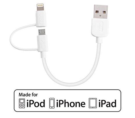 Apple MFi Certified lightning cable with micro USB - Skiva USBLink ...