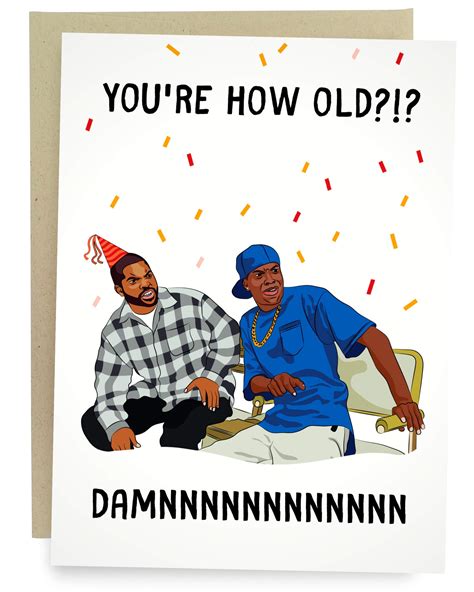 Buy Sleazy Greetings Damn Meme Funny Birthday Card For Him Or Her | Damn You're How Old Birthday ...