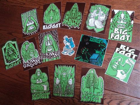 Bigfoot Sticker pack of 14 stickers | #1728554764