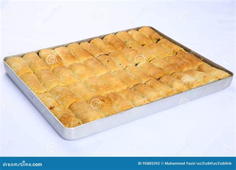 Turkish Borek in Oven tray stock photo. Image of bakery - 95885392