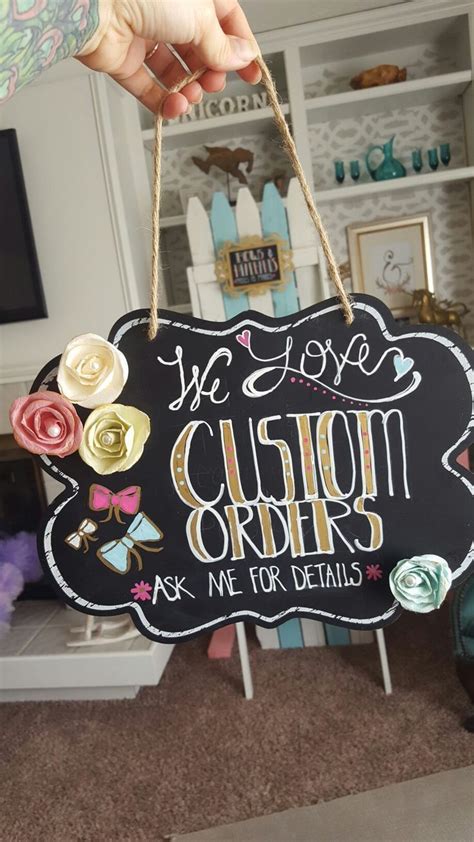 Diy craft show displays signage hand painted chalk board signs using ...