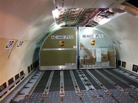 The inside of a UPS Airbus A300 cargo plane / freighter | Air cargo ...