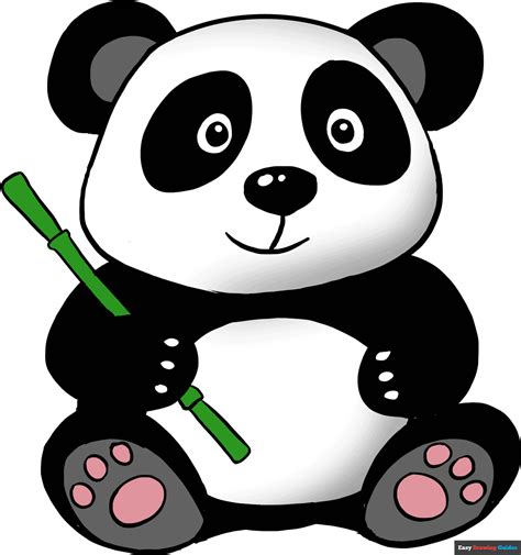 How to Draw a Cute Panda in a Few Easy Steps | Easy Drawing Guides